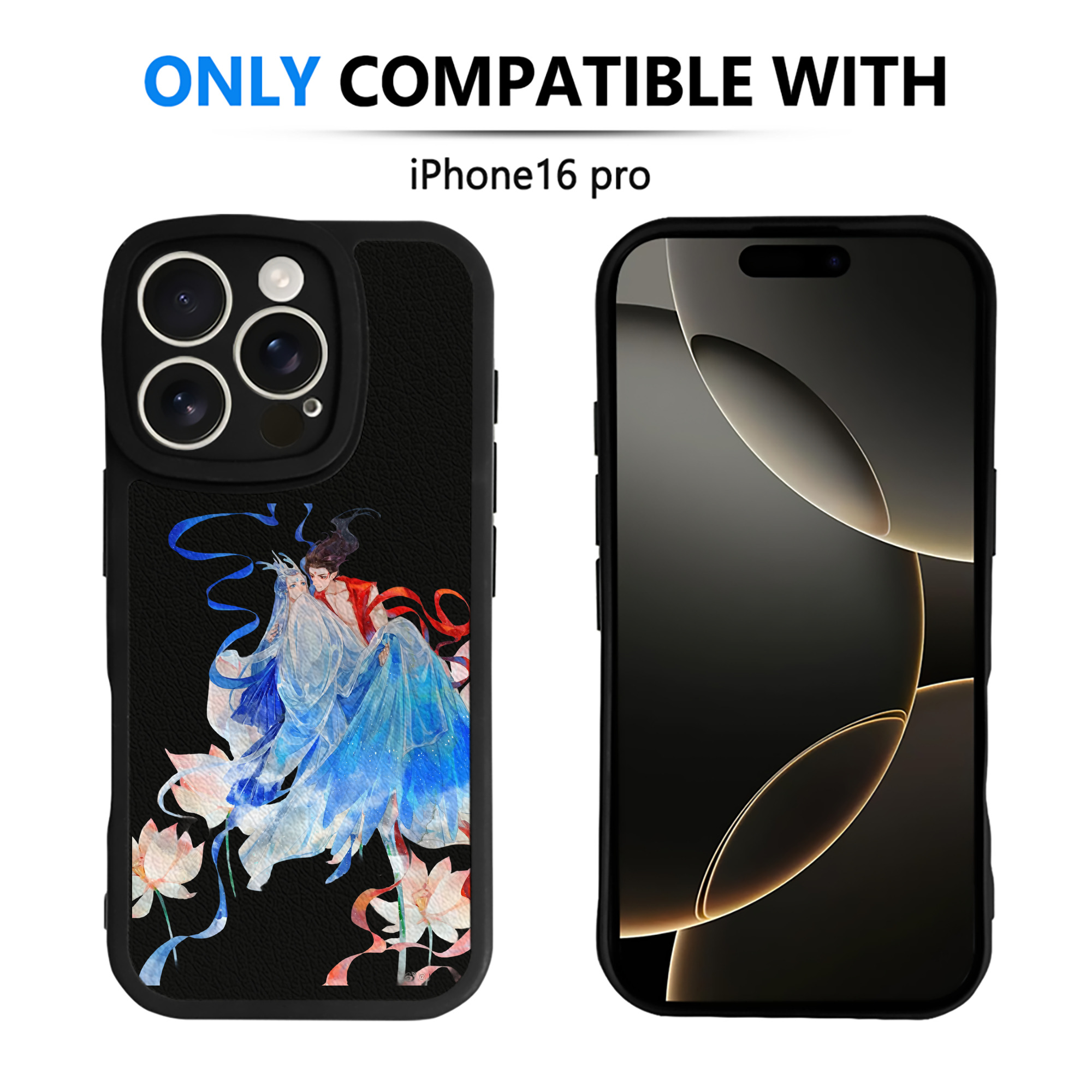 （画像用） Ne Zha 2 ナタ 魔童の大暴れ 【iPhone 16シリーズ対応】シリコンスマホケース（レザー調） 材質：シリコン
